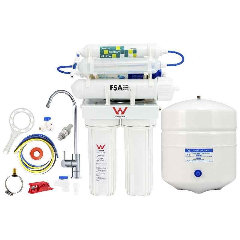 7-Stage Alkaline, Magnesium, and Hydrogen-Rich Reverse Osmosis Water Filter System 6l