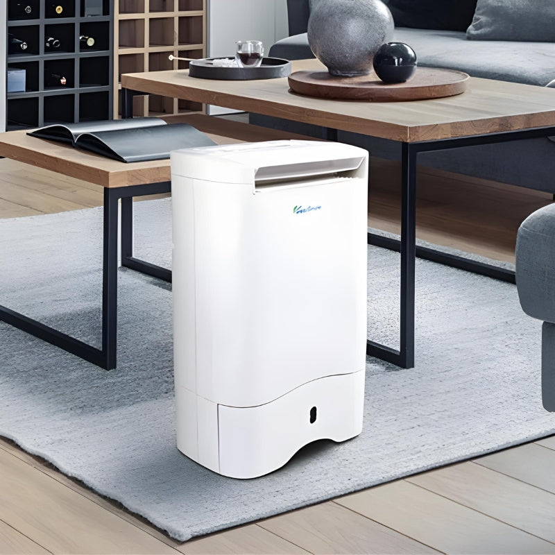 Ausclimate 10L desiccant dehumidifier for large areas