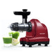 BioChef Axis Cold Press Juicer red version with fresh wheatgrass juice