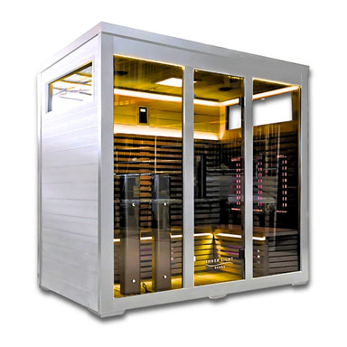 Innerlight Bella Deluxe 5 Person Outdoor Infrared Sauna - White