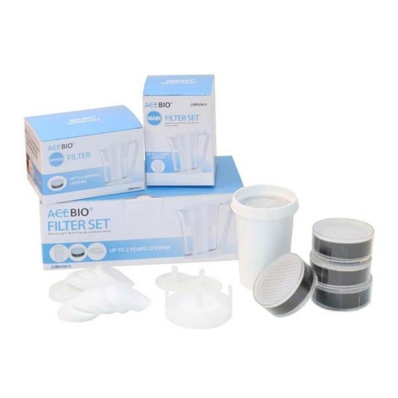 Waters Co Acebio+ 1 Litre Replacement Filter Set Replacement Filters
