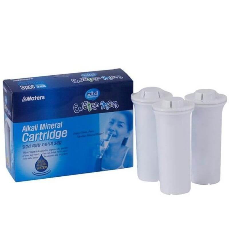 Waters Co Bmp Waterman Blue 600Ml + 3 Pack Of Filters Portable and Jug with box