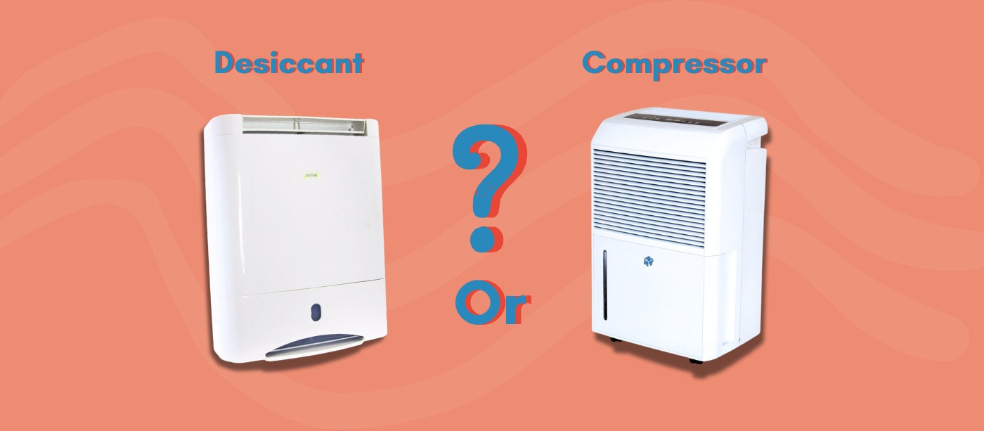 Desiccant dehumidifier vs compressor dehumidifier