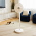 Ausclimate Flow IQ - Smart Cordless Pedestal Fan with Wi-Fi in a lounge room