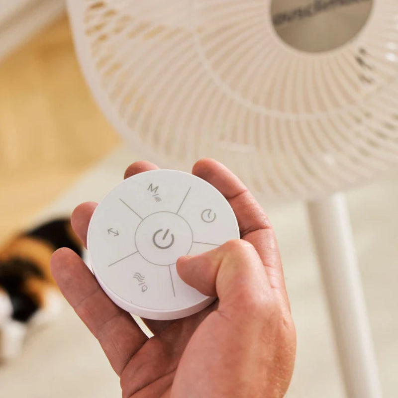 Ausclimate Flow IQ - Smart Cordless Pedestal Fan remote control
