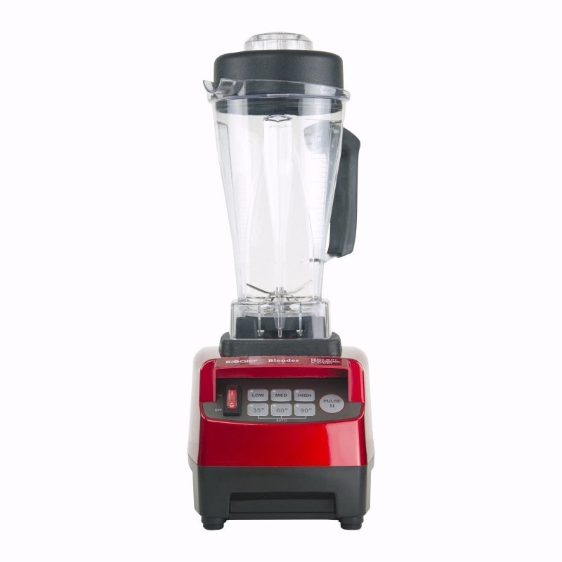 BioChef High Performance Blender red frontal view