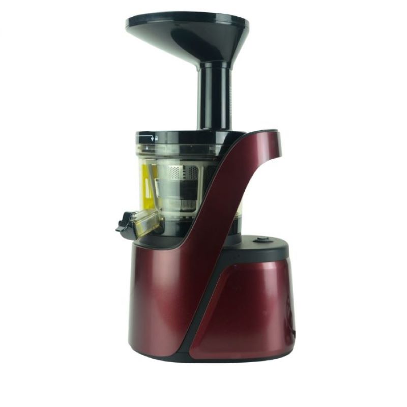 BioChef Quantum Cold Press Juicer Red side view facing left