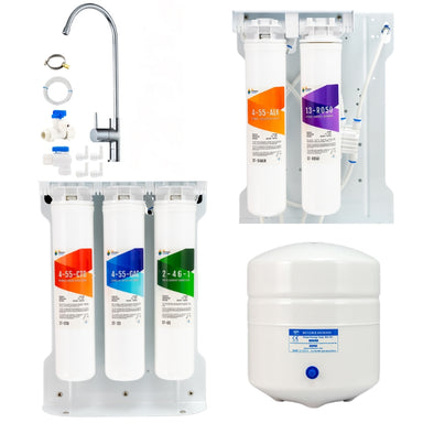 HPF 5 Stage Quick Change Alkaline Undersink Reverse Osmosis System
