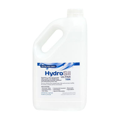HYDROSIL-ULTRA 2LT BOTTLE | SILVER STABILISED HYDROGEN PEROXIDE WATER SANITISER 7.5%