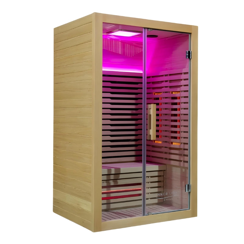 Innerlight 2 person indoor infrared sauna MAGENTA