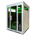 Innerlight Bella Deluxe White 3 Person Outdoor Infrared Sauna green light