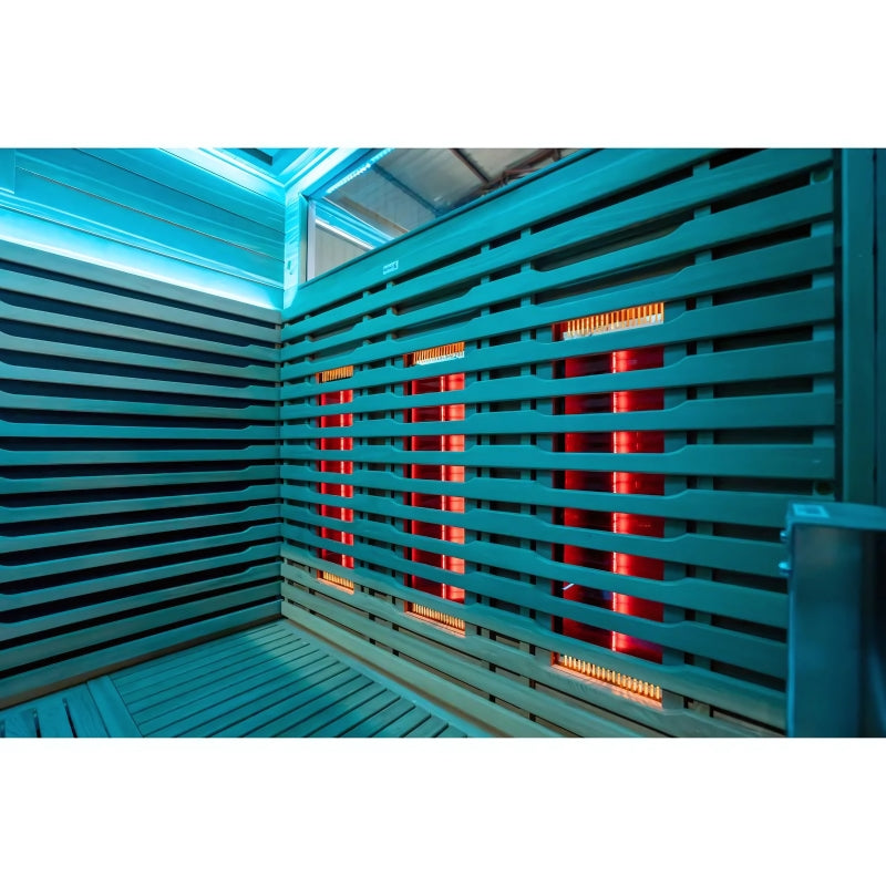 Innerlight Bella Deluxe White 3 Person Outdoor Infrared Sauna  heaters