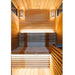 Innerlight Demfin Traditional 3 Person Outdoor Sauna inside view