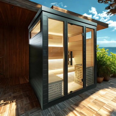 Innerlight Demfin Traditional 6 Person Outdoor Sauna 