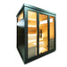 Innerlight Demfin Traditional 6 Person Outdoor Sauna  front 