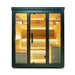 Innerlight Demfin Traditional 6 Person Outdoor Sauna  front view