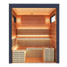Innerlight Demfin Traditional 6 Person Outdoor Sauna  internal view