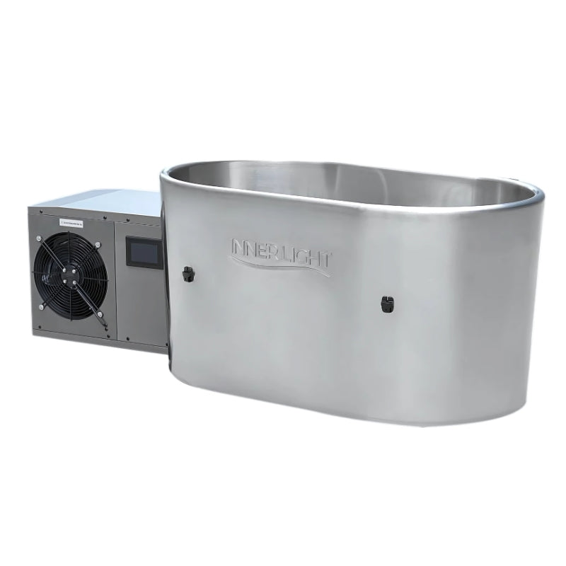 Innerlight Oval Stainless Steel Ice Bath with chiller 
