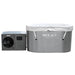 Innerlight Oval Stainless Steel Ice Bath with chiller and cover