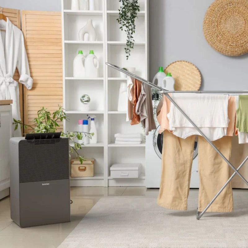 Ionmax Rhine Pro 50L Smart 2-in-1 Air Purifier & Dehumidifier laundry