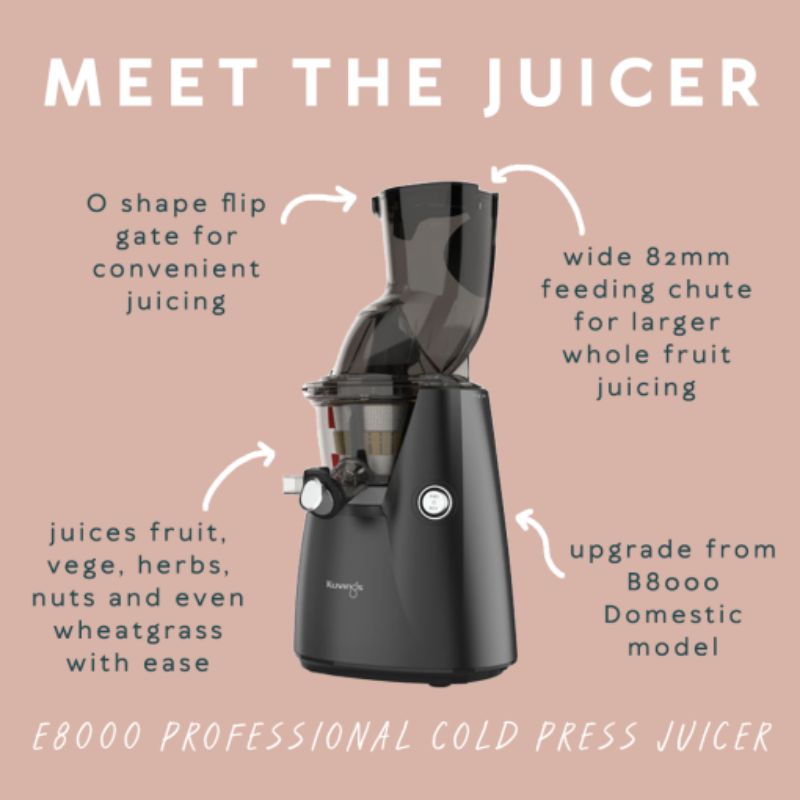 Kuvings E8000 cold press juicer features