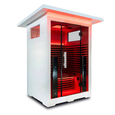 Innerlight La Mar 2 person Outdoor Infrared Sauna White