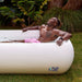 a man bathing in the PlusLife Commercial XL Ice Bath