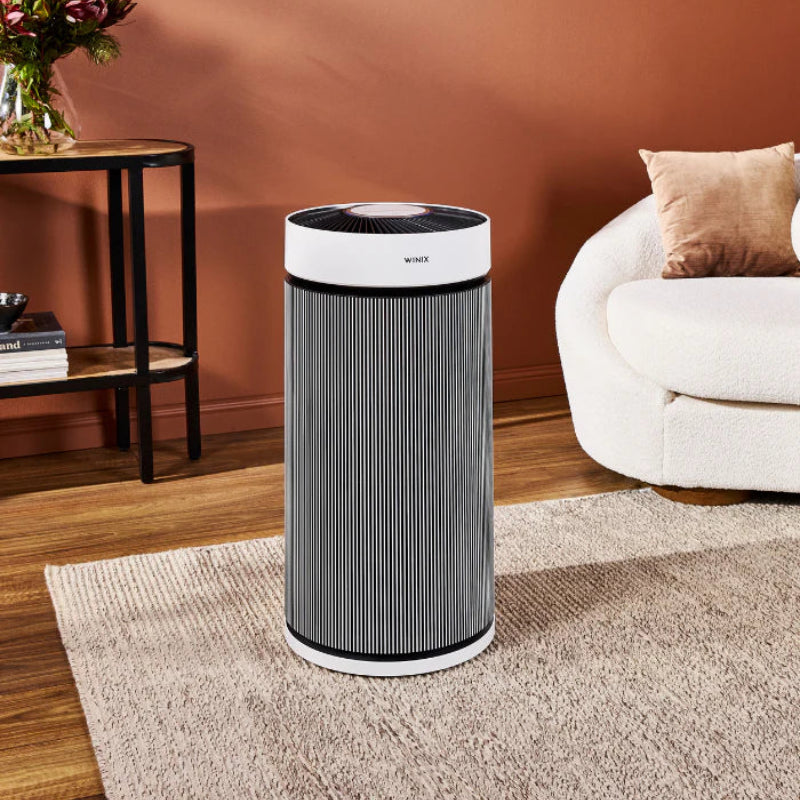 Winix Prime 360 4-Stage Air Purifier in lounge room
