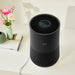 Winix compact air purifier black on a desk
