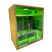 innerlight 4 person infrared full spectrum sauna  side view green