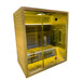 innerlight 4 person infrared full spectrum sauna  side view yellow