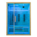 innerlight infrared full spectrum 3 person sauna front blue