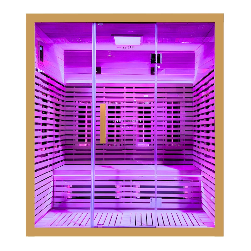 Innerlight 4 Person Full Spectrum Infrared Sauna violet light