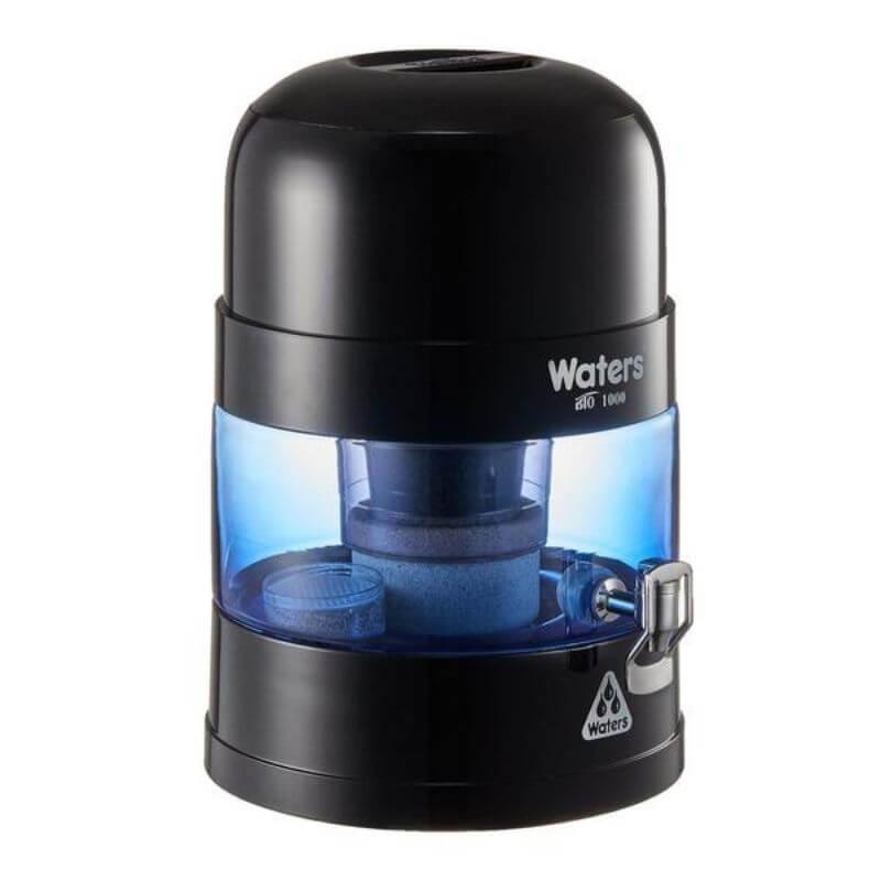 Waters Co Bio 1000 Black 10 Litre Bench Top Filter sideview