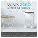 Winix zero 4 stage air purifier display