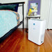 Ausclimate NWT compact 16L dehumidifier in bedroom