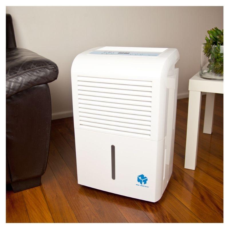 Ausclimate Supreme All-Seasons 50L Dehumidifier in lounge room