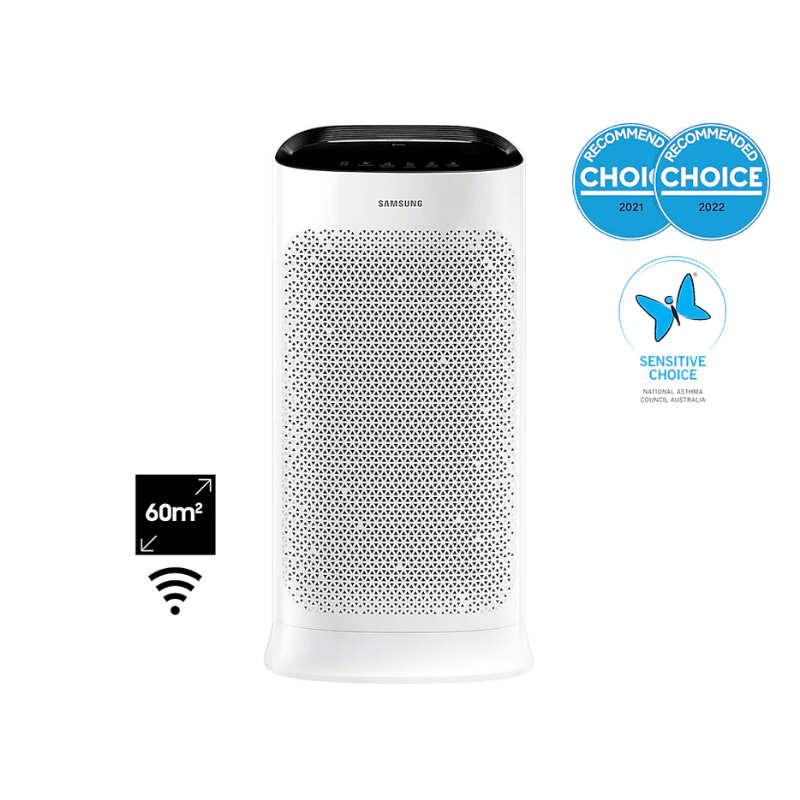 Samsung Versatile Air Purifier AX60 with Wi-Fi sensitive choice