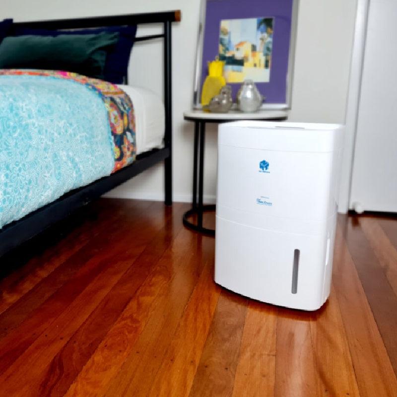 Ausclimate medium+ 25L dehumidifier in bedroom