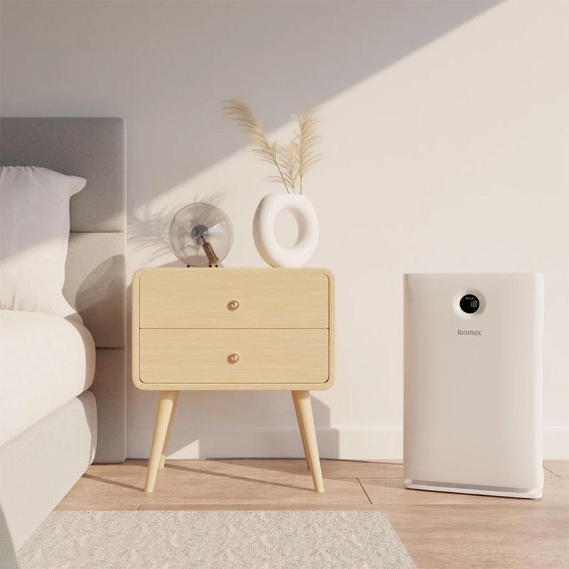 Ionmax 430 air purifier in bedroom